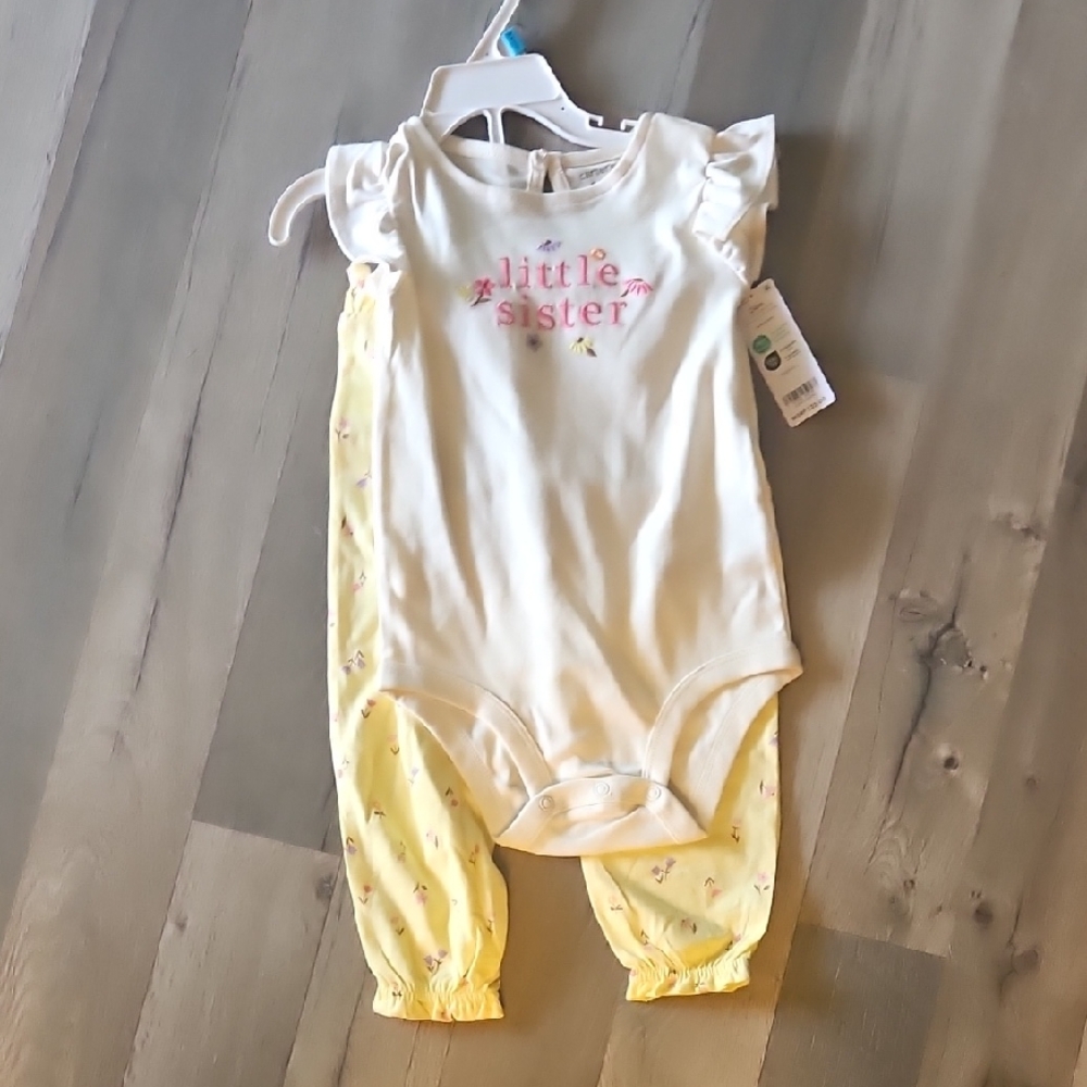 Carter's Cream Baby Outfit